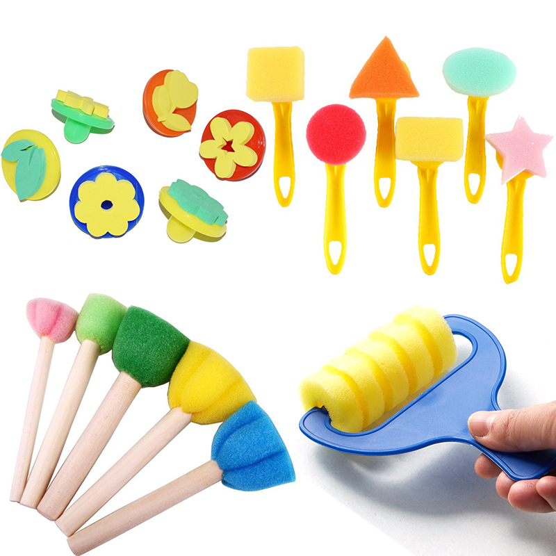 Photography Technique - 3-6PCS/Set Various Shape Painting Sponge Brush