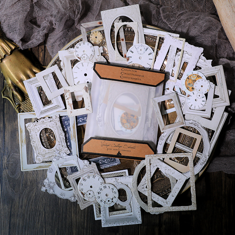 Photography Journal - 32pcs Vintage Embossed Photo Frame Border