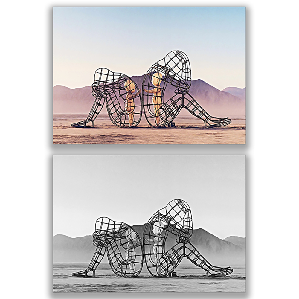 Burning Man sculpture photogra - Photography Poster 리뷰 및 가격