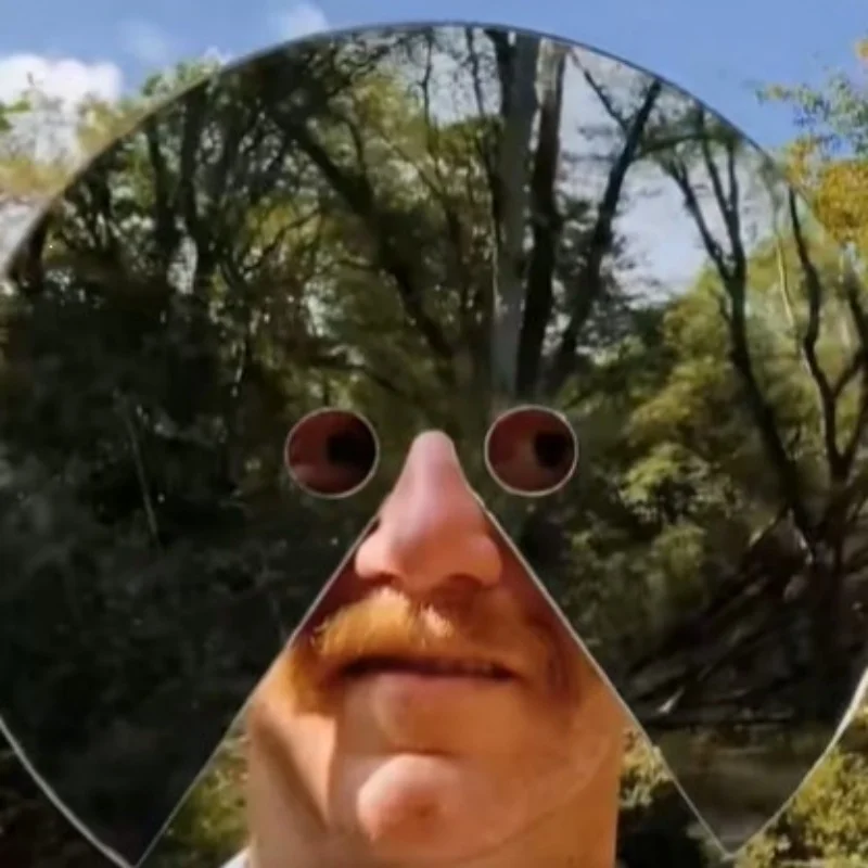 Full Face Round Mirror Mask Vi - Photography Jokes 리뷰 및 가격