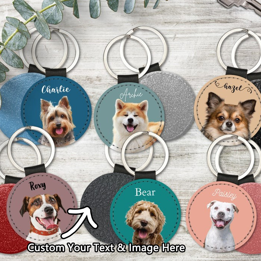 Custom Pet Photo Keychain Pers - Photography Object 리뷰 및 가격