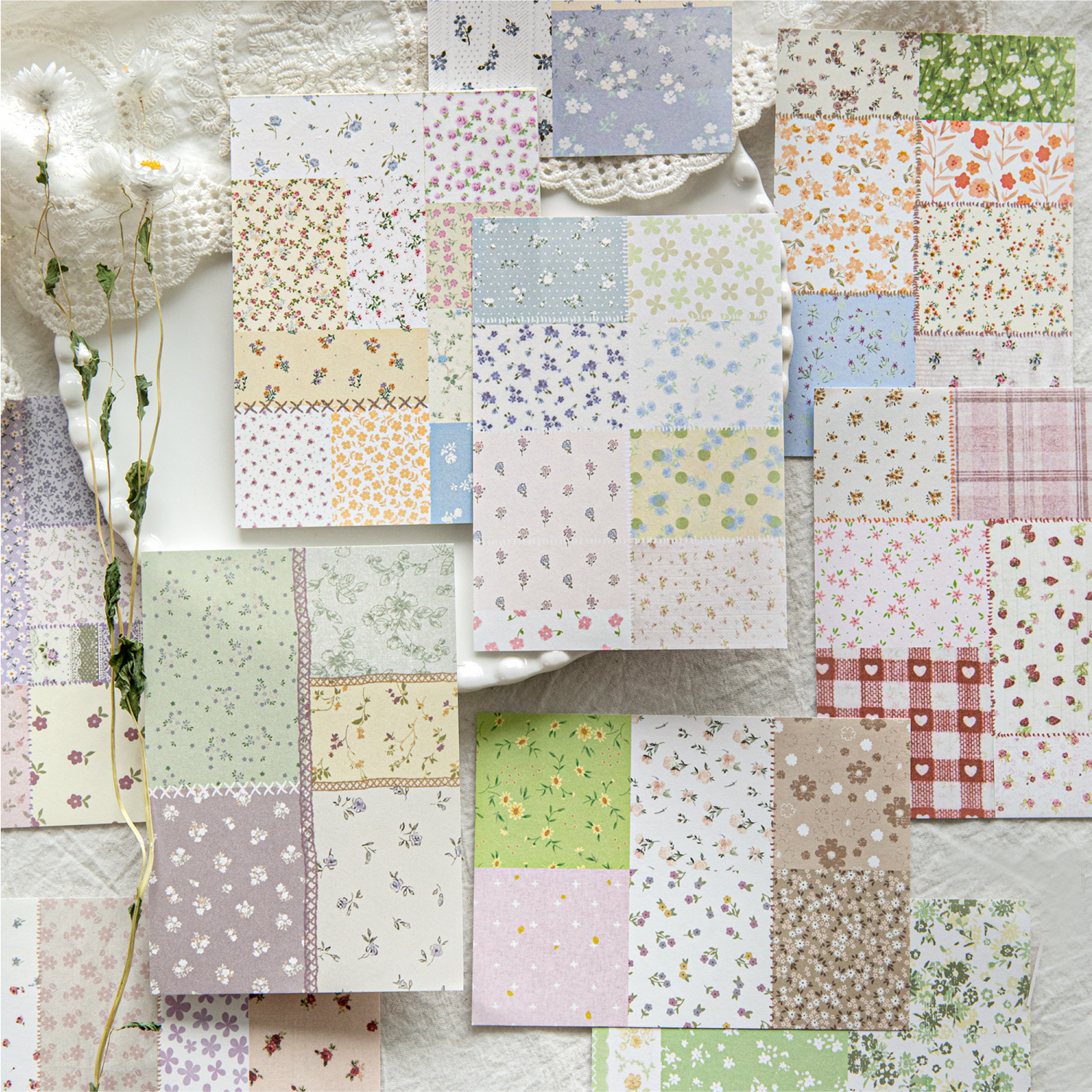 50pcs creative splice pattern  - Photography Journal 리뷰 및 가격