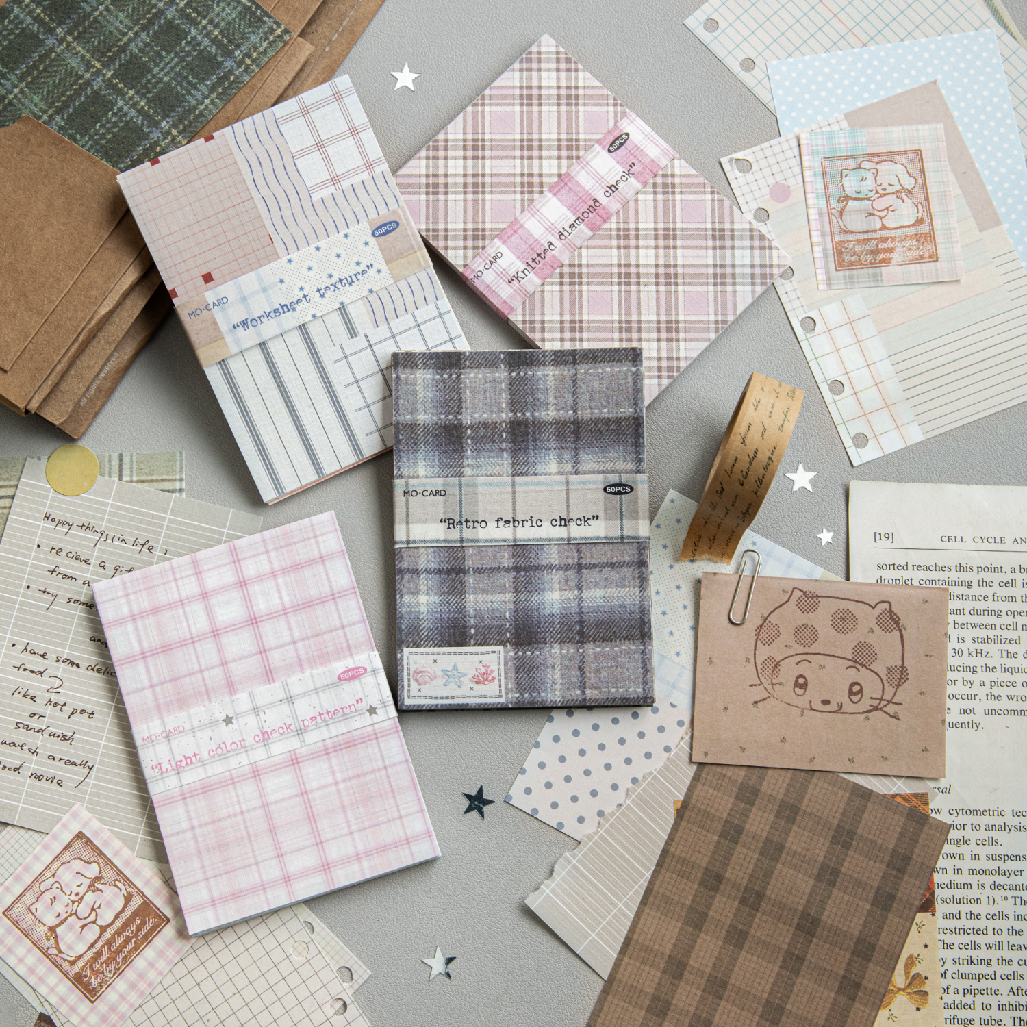 50pcs creative plaid Decor Scr - Photography Journal 리뷰 및 가격