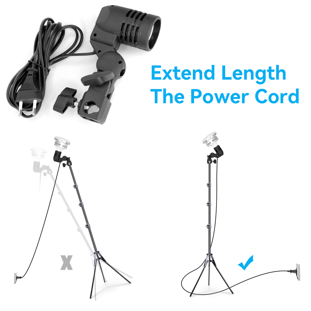 2PCS/1PC E27 Single Head Bulb  - Photography Umbrella Light 리뷰 및 가격