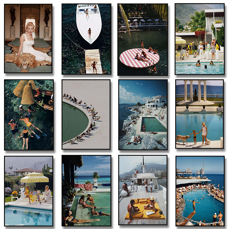 Slim Aarons Speedboat Landing  - Photography Poster 리뷰 및 가격