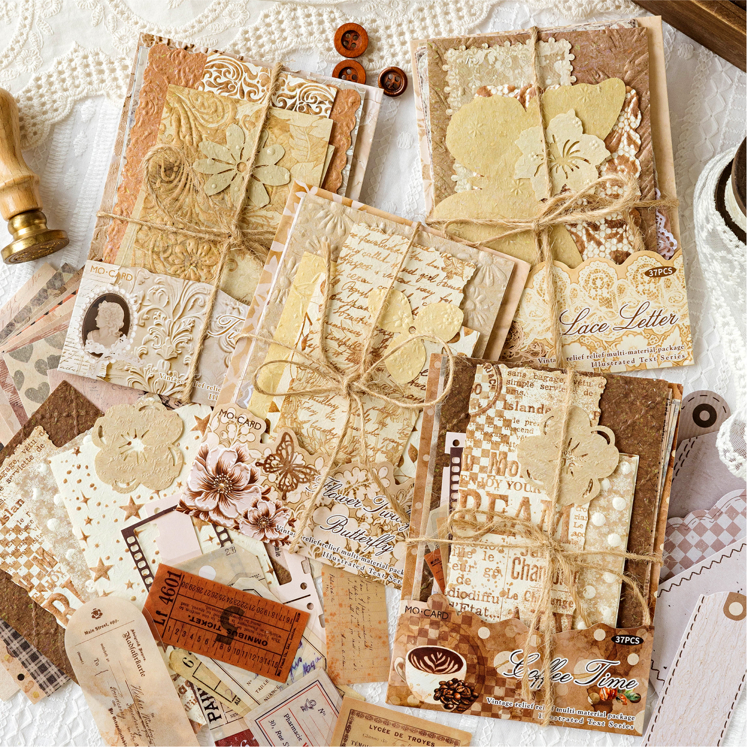 JIANQI 37pcs Vintage Decor Scr - Photography Journal 리뷰 및 가격