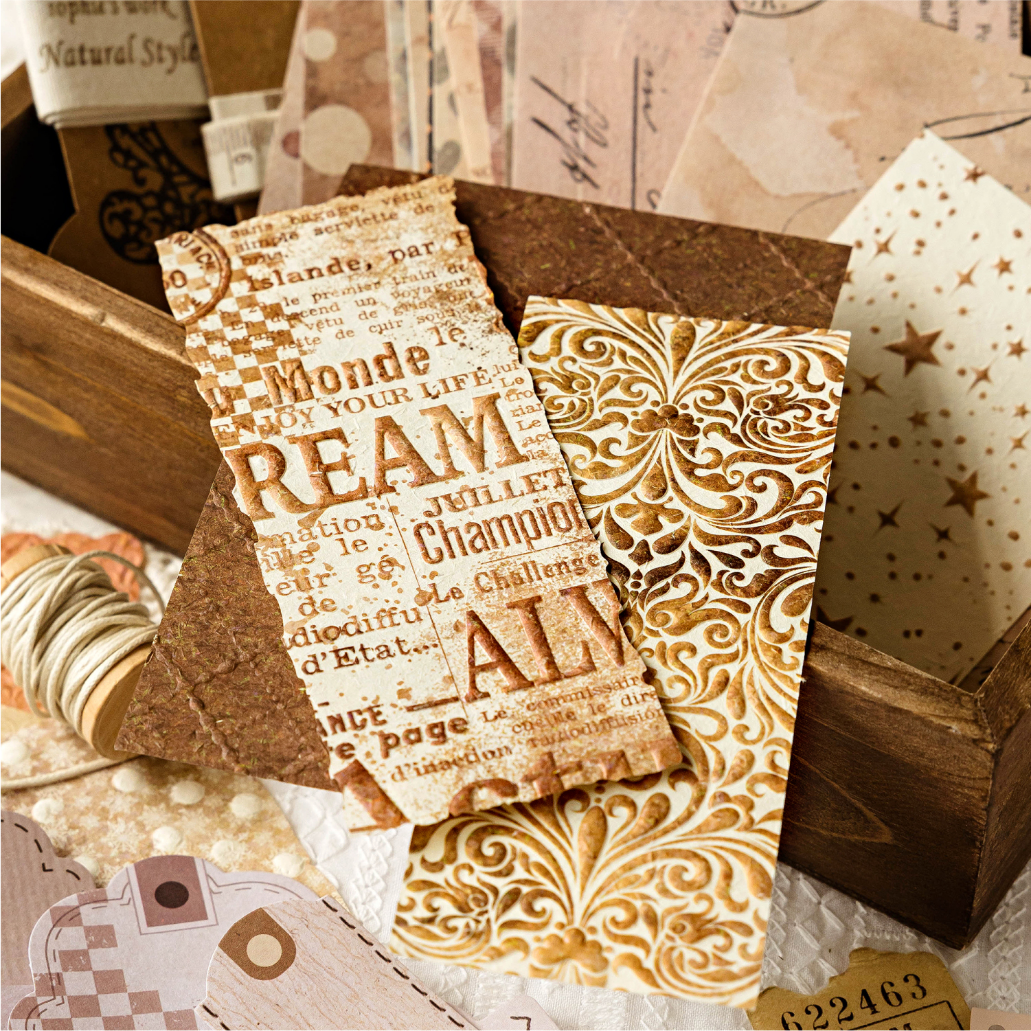 JIANQI 37pcs Vintage Decor Scr - Photography Journal 리뷰 및 가격