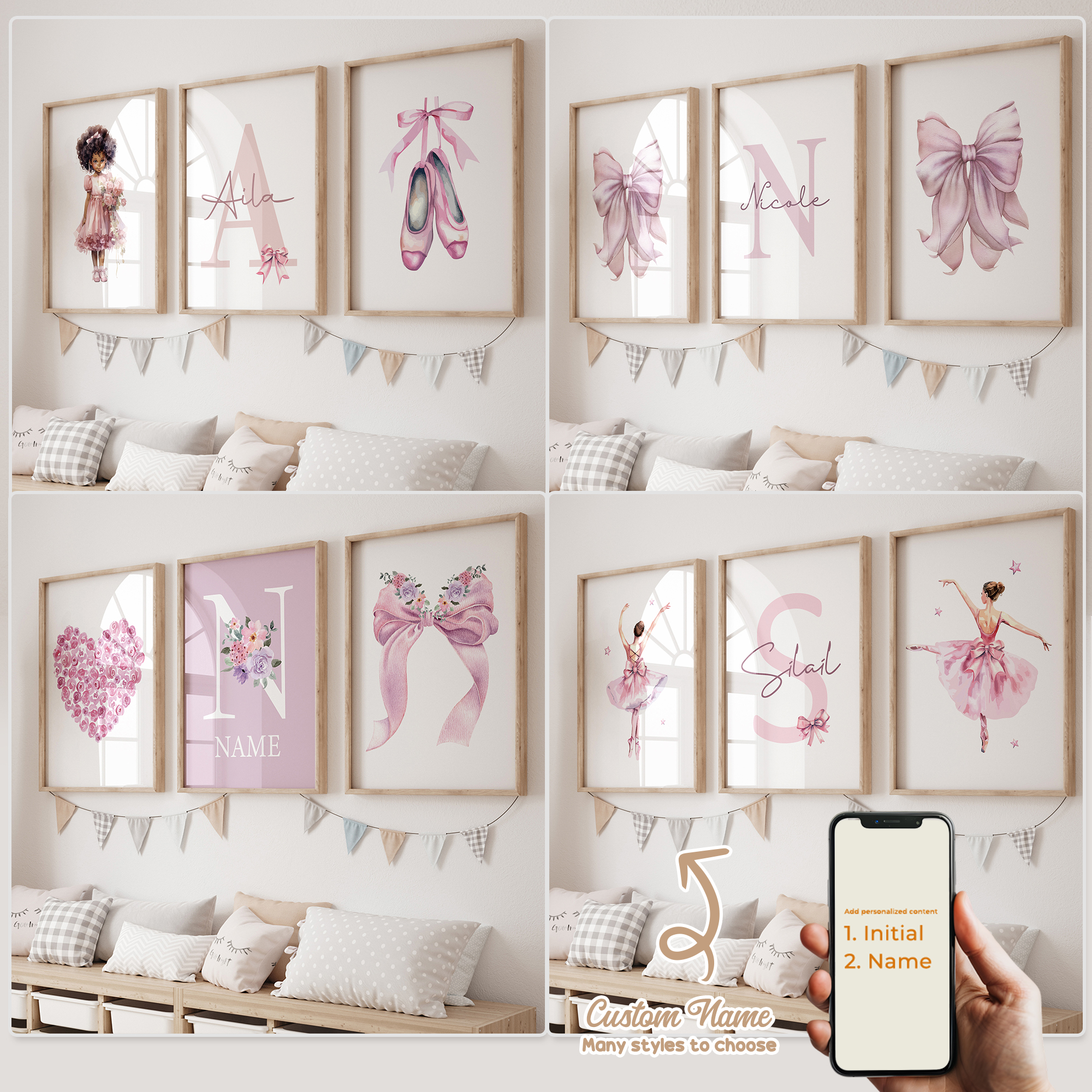 3pcs Personalized Custom Name  - Photography Object 리뷰 및 가격