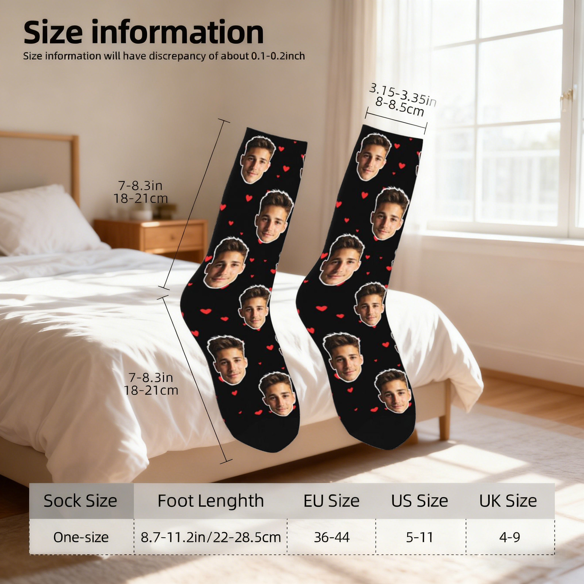Customized face-shaped socks   - Photography Object 리뷰 및 가격