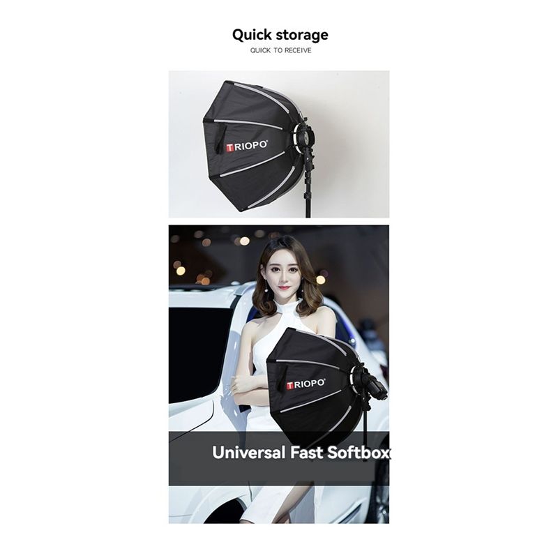 TRIOPO KX 65Cm Octagon Softbox - Photography Umbrella Light 리뷰 및 가격