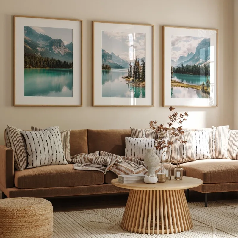 Canada Mountain Lake Poster Sc - Photography Poster 리뷰 및 가격