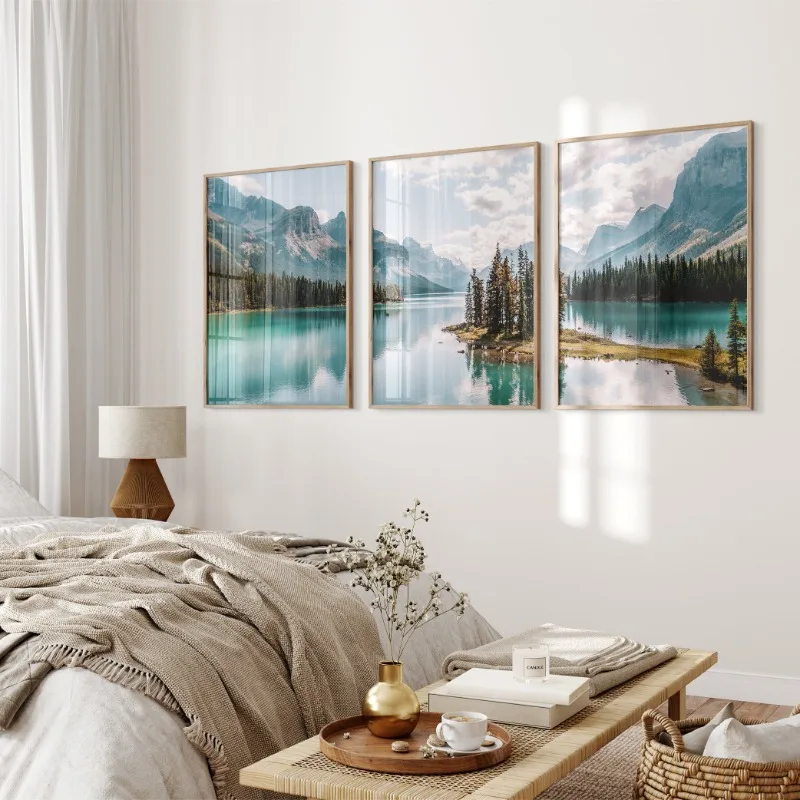 Canada Mountain Lake Poster Sc - Photography Poster 리뷰 및 가격