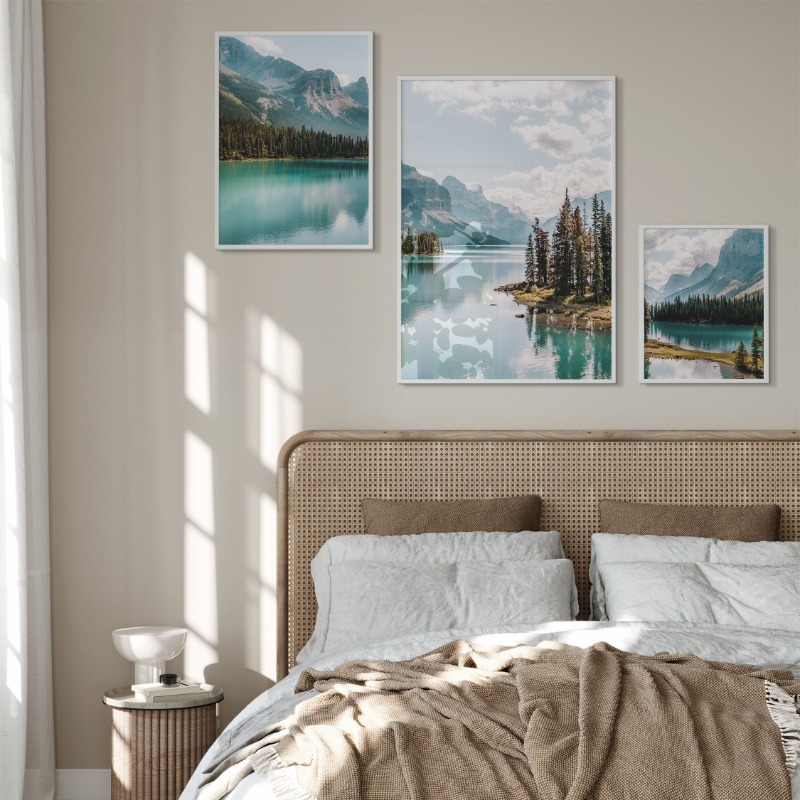 Canada Mountain Lake Poster Sc - Photography Poster 리뷰 및 가격