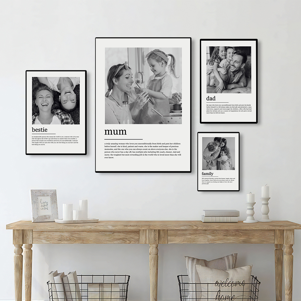 Custom Family Photo Canvas Pai - Photography Object 리뷰 및 가격