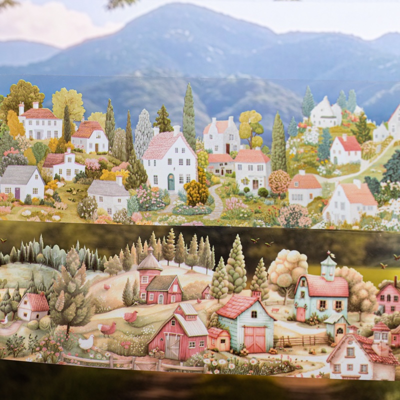 6 Rolls 6Cm×200Cm Village Them - Photography Journal 리뷰 및 가격