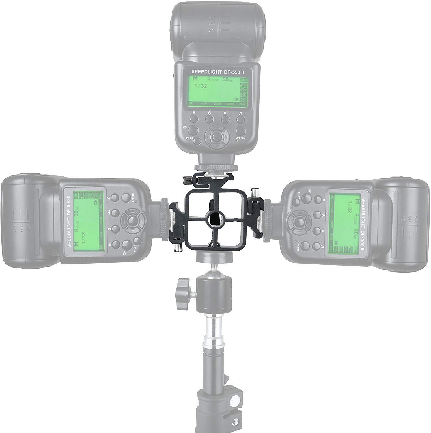 3 Triple Cold Shoe Mount Flash - Photography Umbrella Light 리뷰 및 가격