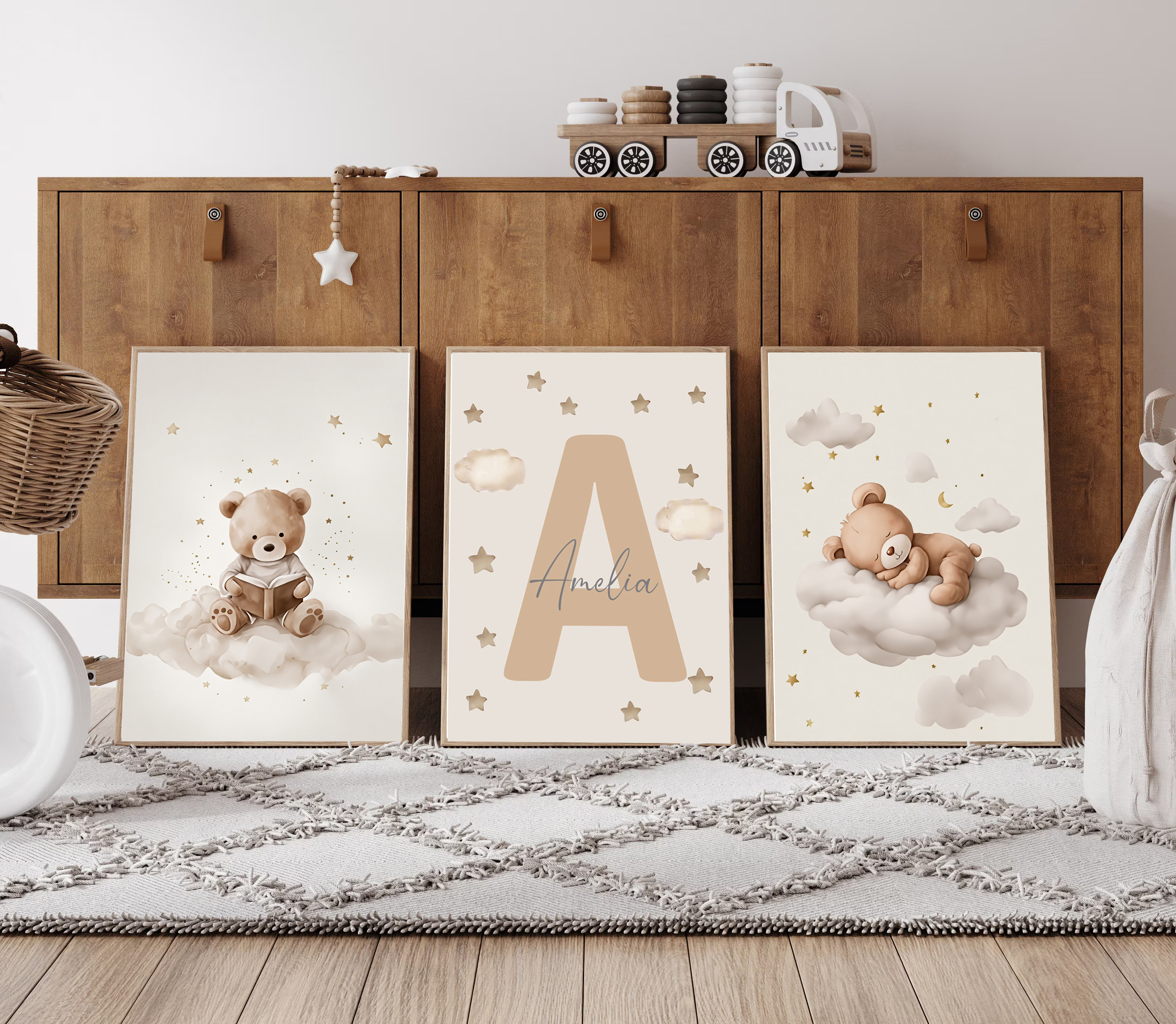 3pcs/set Bohemian Teddy Bear A - Photography Object 리뷰 및 가격