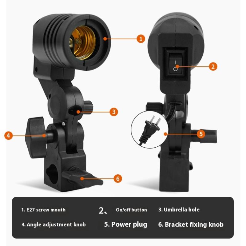 1.8M Cable Cord E27 Socket Sof - Photography Umbrella Light 리뷰 및 가격