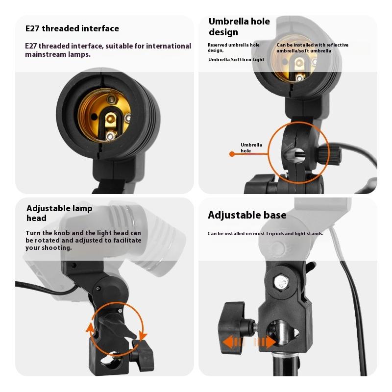 1.8M Cable Cord E27 Socket Sof - Photography Umbrella Light 리뷰 및 가격